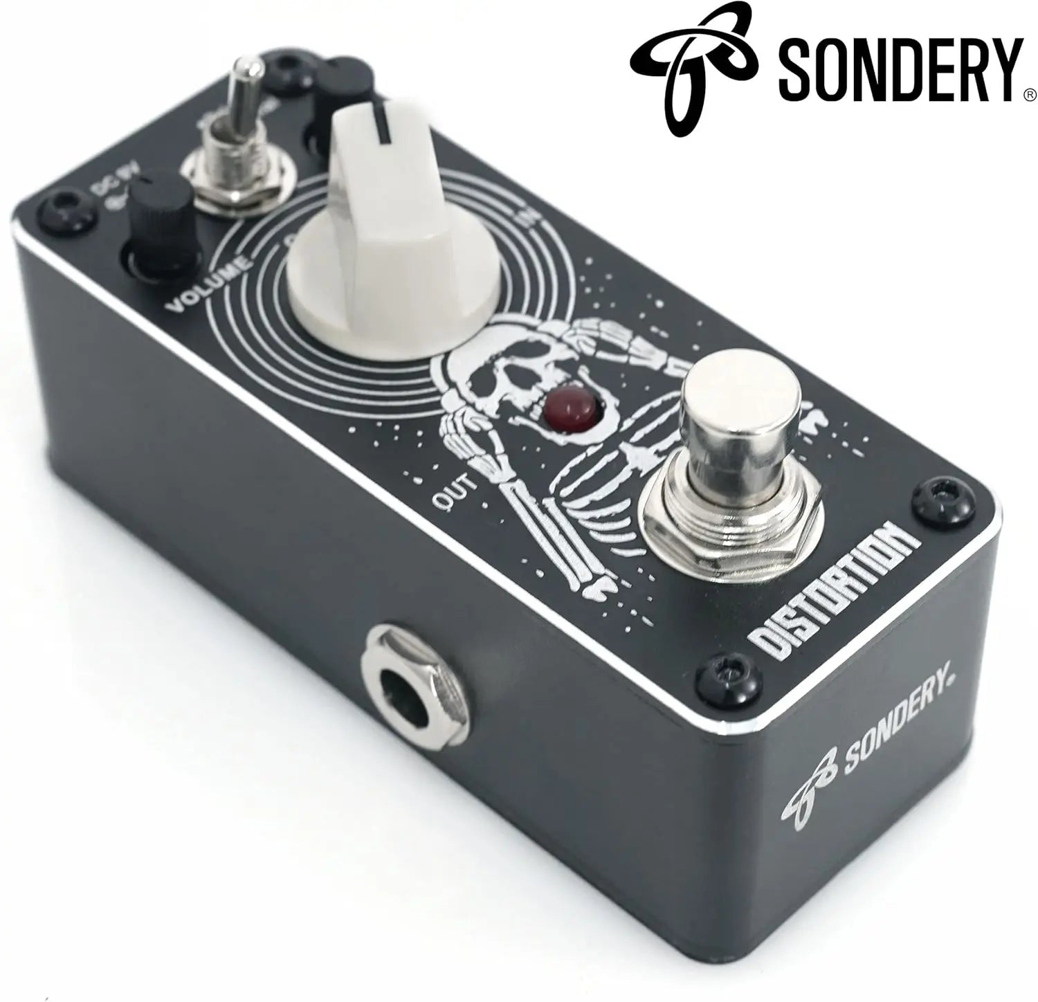 Sondery Distortion Pedal with 2 Effects of Bright and Normal, 70-80’s Classical British Stack Sound, Mini Effect Pedal for Electric Guitars True Bypass, Art Design Series Sondery Music