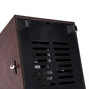 Sondery Classic Mechanical Metronome with Bell for Piano Guitar Drum Violin Saxophone All Instruments, Tempo Range 40-208bpm, Beats 02346, Black Wood Grain ABS Case with Comfortable Click Sound Sondery Music