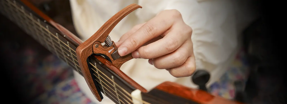 Precision Crafted Guitar Capo: Unmatched Performance, Durability, and Protection for Flatter Radiused Fingerboards - Sondery Music