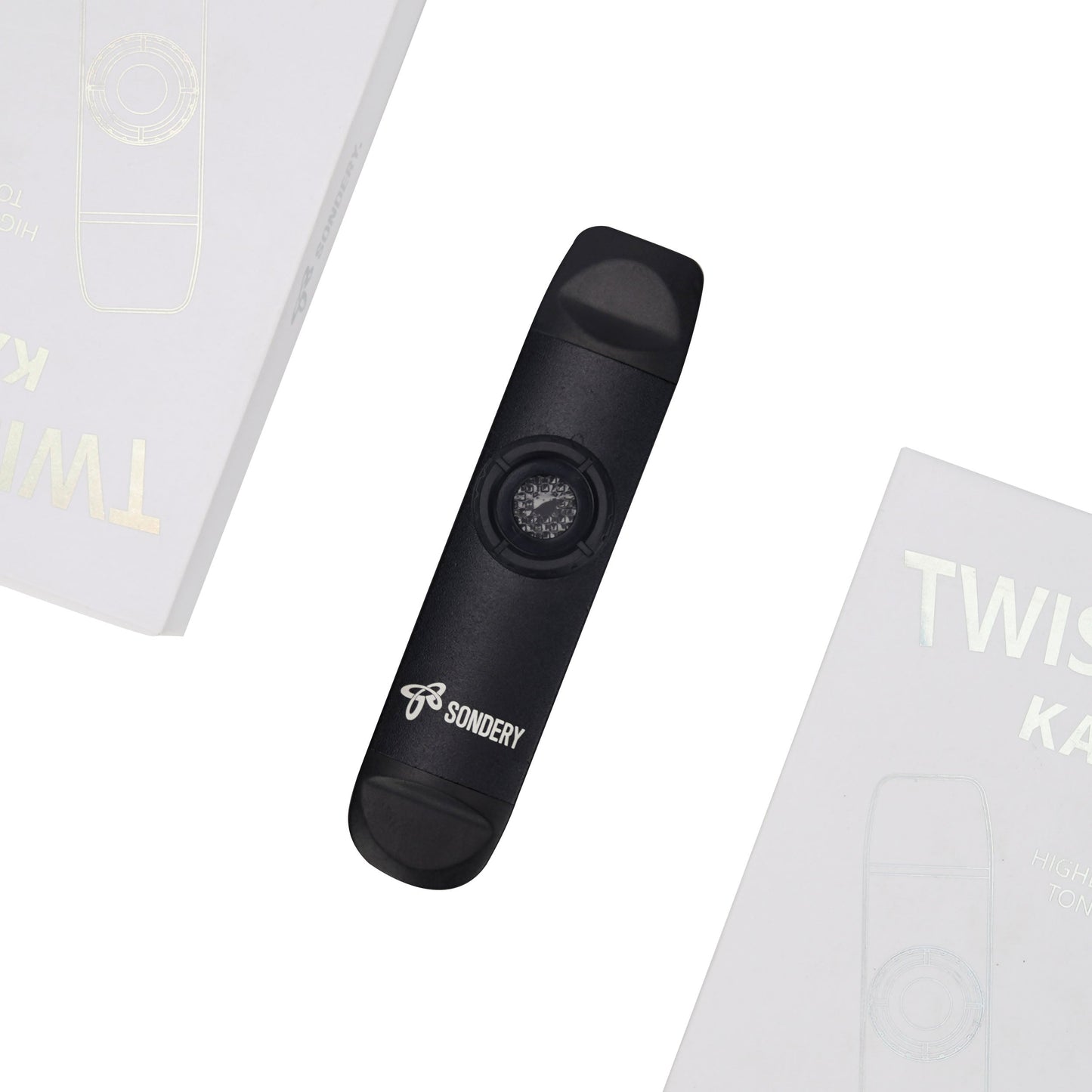 Sondery Professional Metal Kazoo, Dual Head Kazoo Includes Lanyard and 5 Membranes for All Ages and Occasions Sondery Music