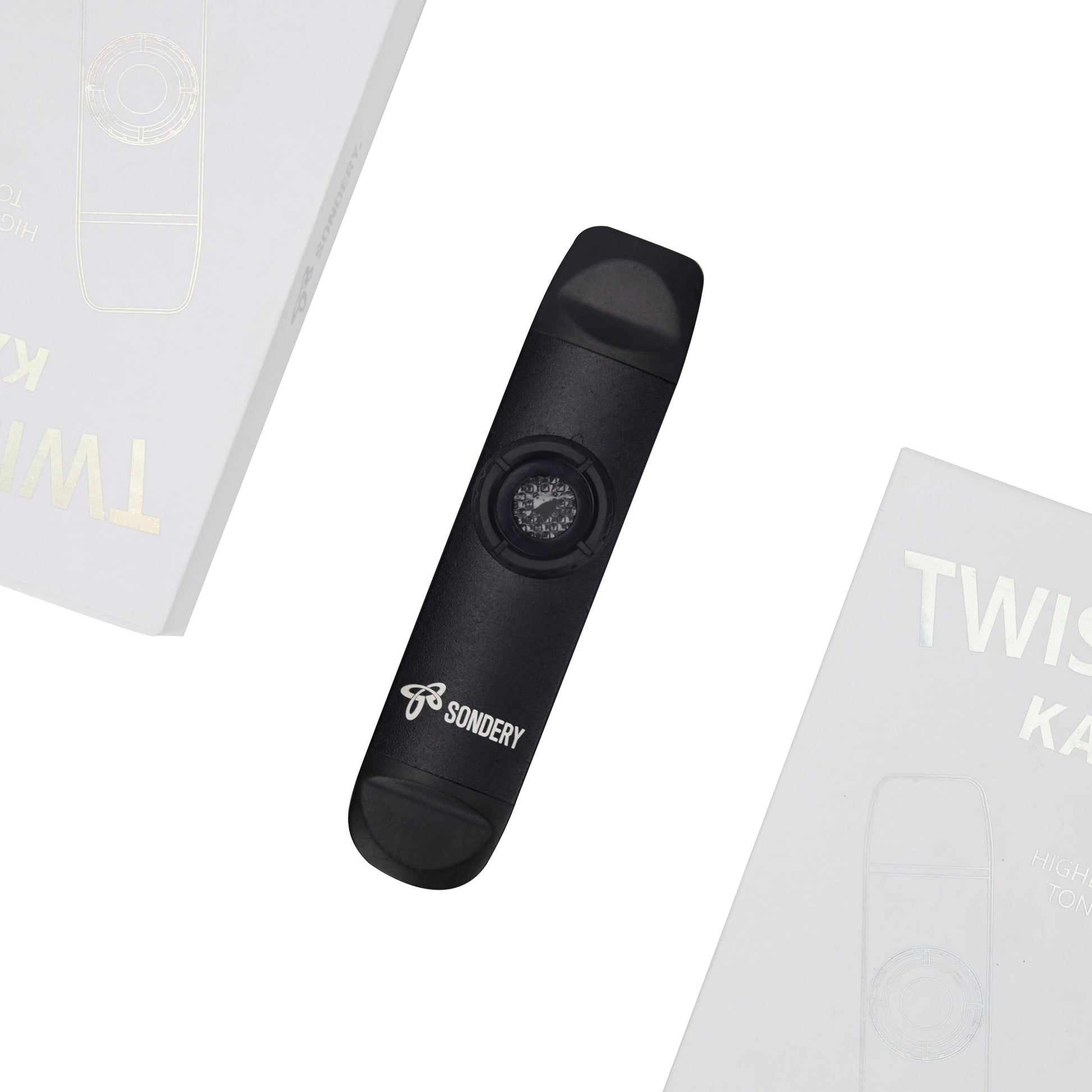 Sondery Professional Metal Kazoo, Dual Head Kazoo Includes Lanyard and 5 Membranes for All Ages and Occasions Sondery Music