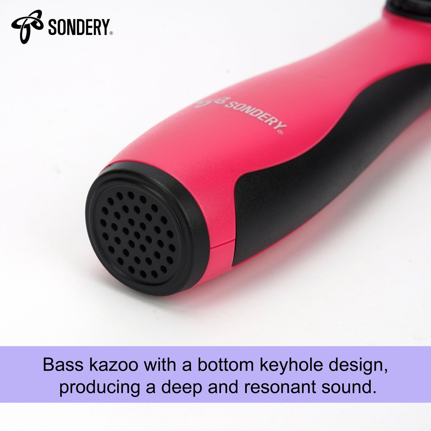 Sondery Professional Kazoo Wind Instrument, Bass Kazoos with 5 Membranes and Lanyard for All Ages Sondery Music