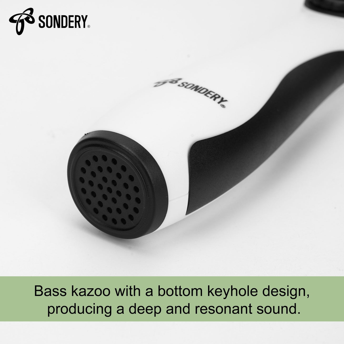 Sondery Professional Kazoo Wind Instrument, Bass Kazoos with 5 Membranes and Lanyard for All Ages Sondery Music