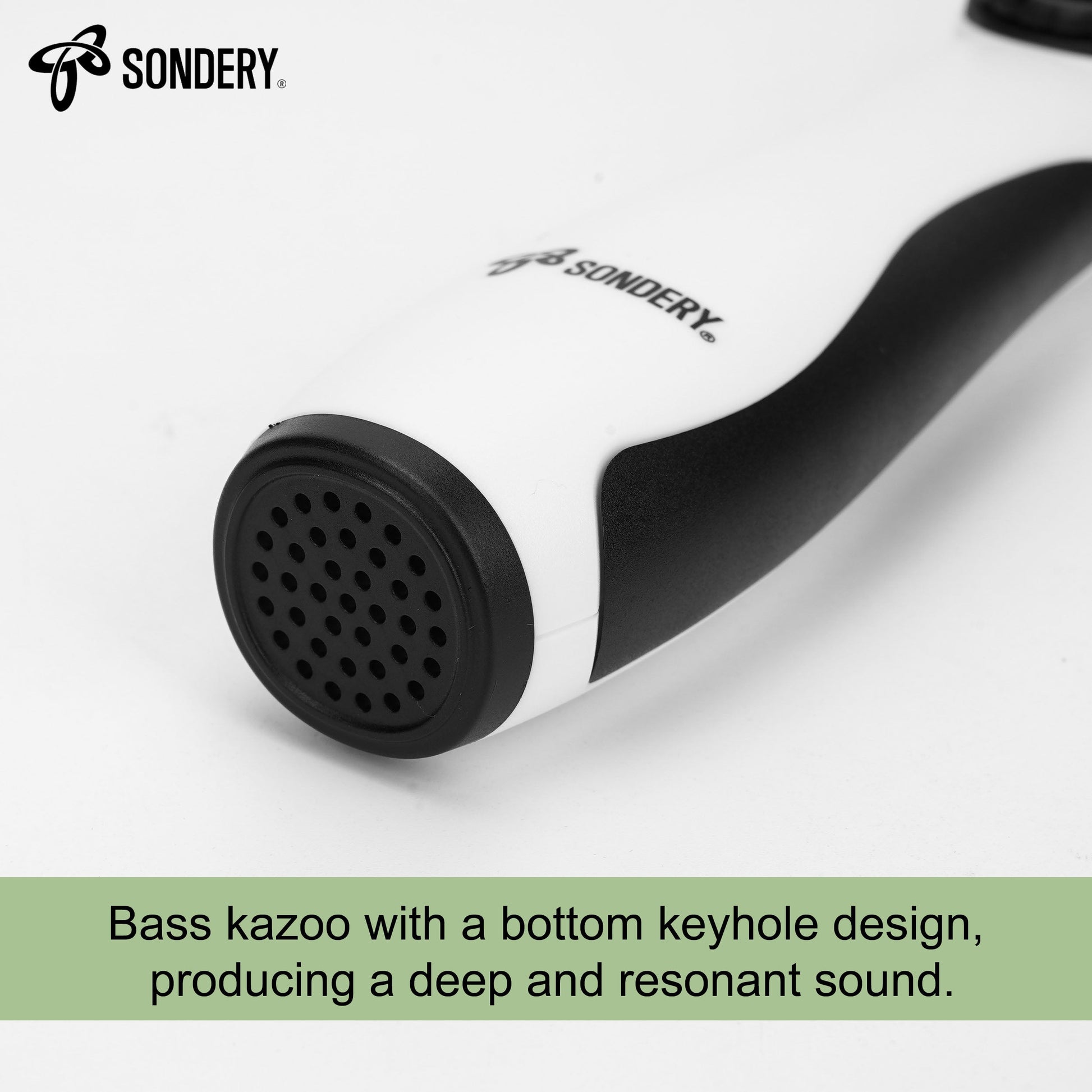 Sondery Professional Kazoo Wind Instrument, Bass Kazoos with 5 Membranes and Lanyard for All Ages Sondery Music