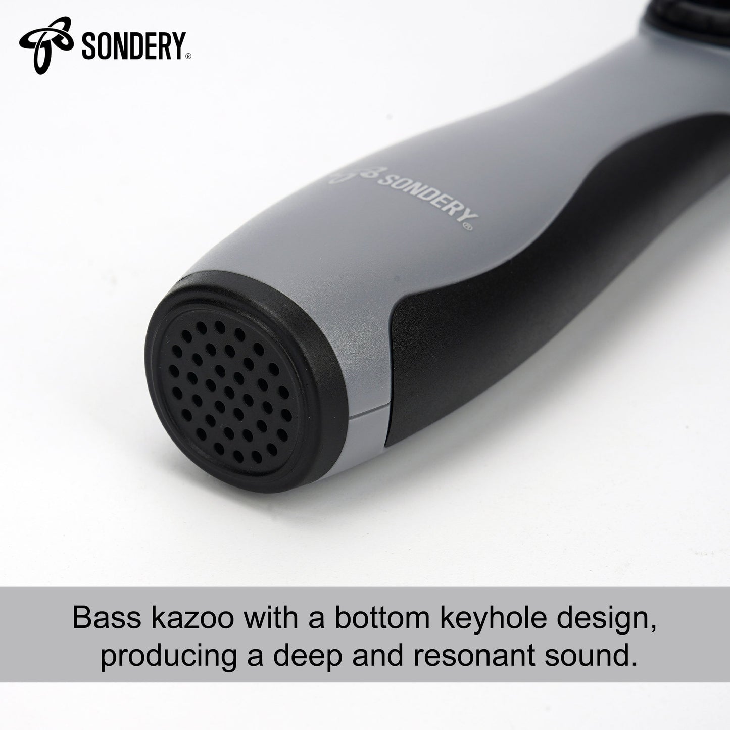 Sondery Professional Kazoo Wind Instrument, Bass Kazoos with 5 Membranes and Lanyard for All Ages Sondery Music