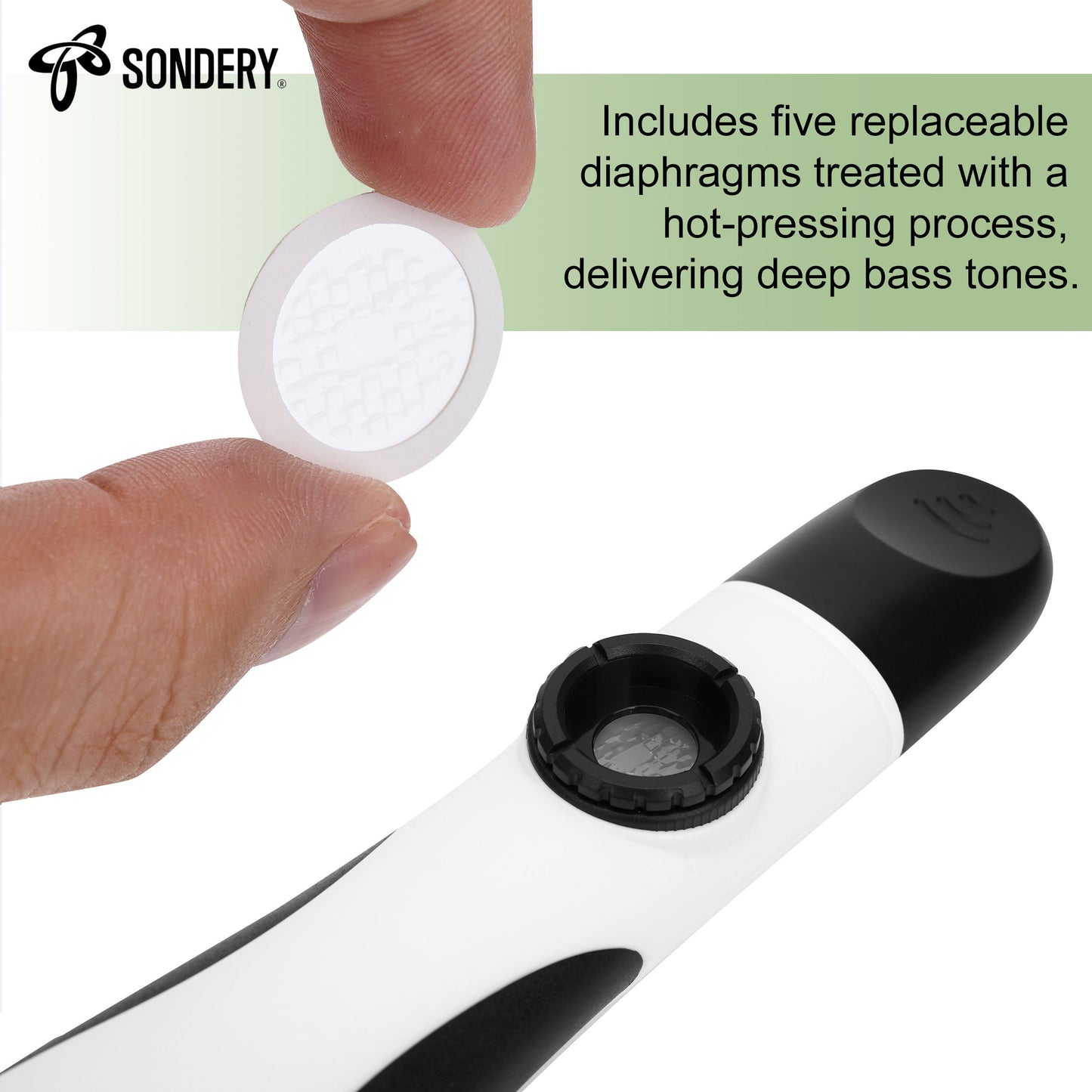 Sondery Professional Kazoo Wind Instrument, Bass Kazoos with 5 Membranes and Lanyard for All Ages Sondery Music