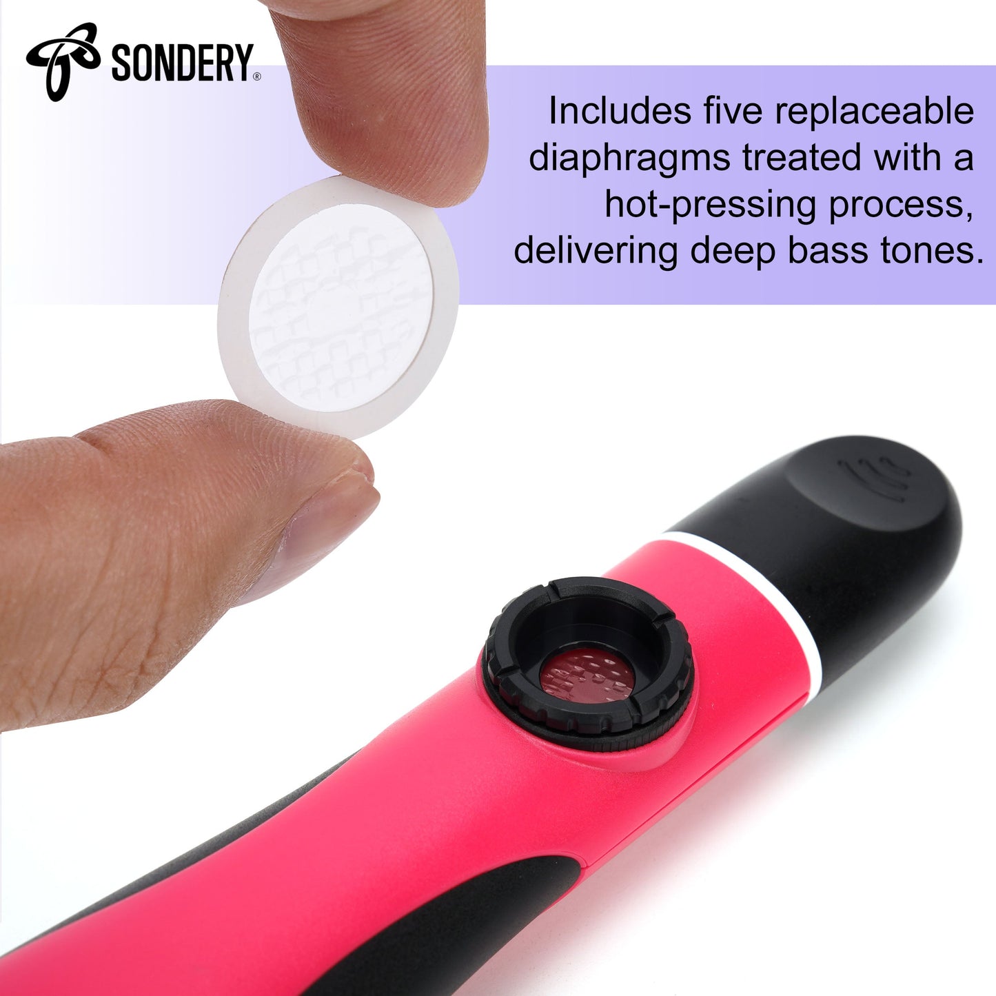 Sondery Professional Kazoo Wind Instrument, Bass Kazoos with 5 Membranes and Lanyard for All Ages Sondery Music