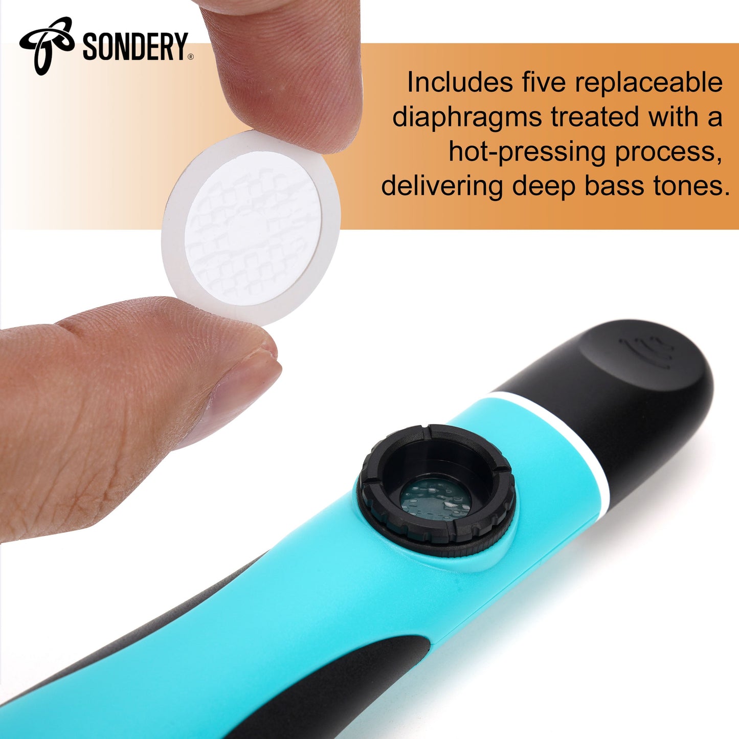 Sondery Professional Kazoo Wind Instrument, Bass Kazoos with 5 Membranes and Lanyard for All Ages Sondery Music