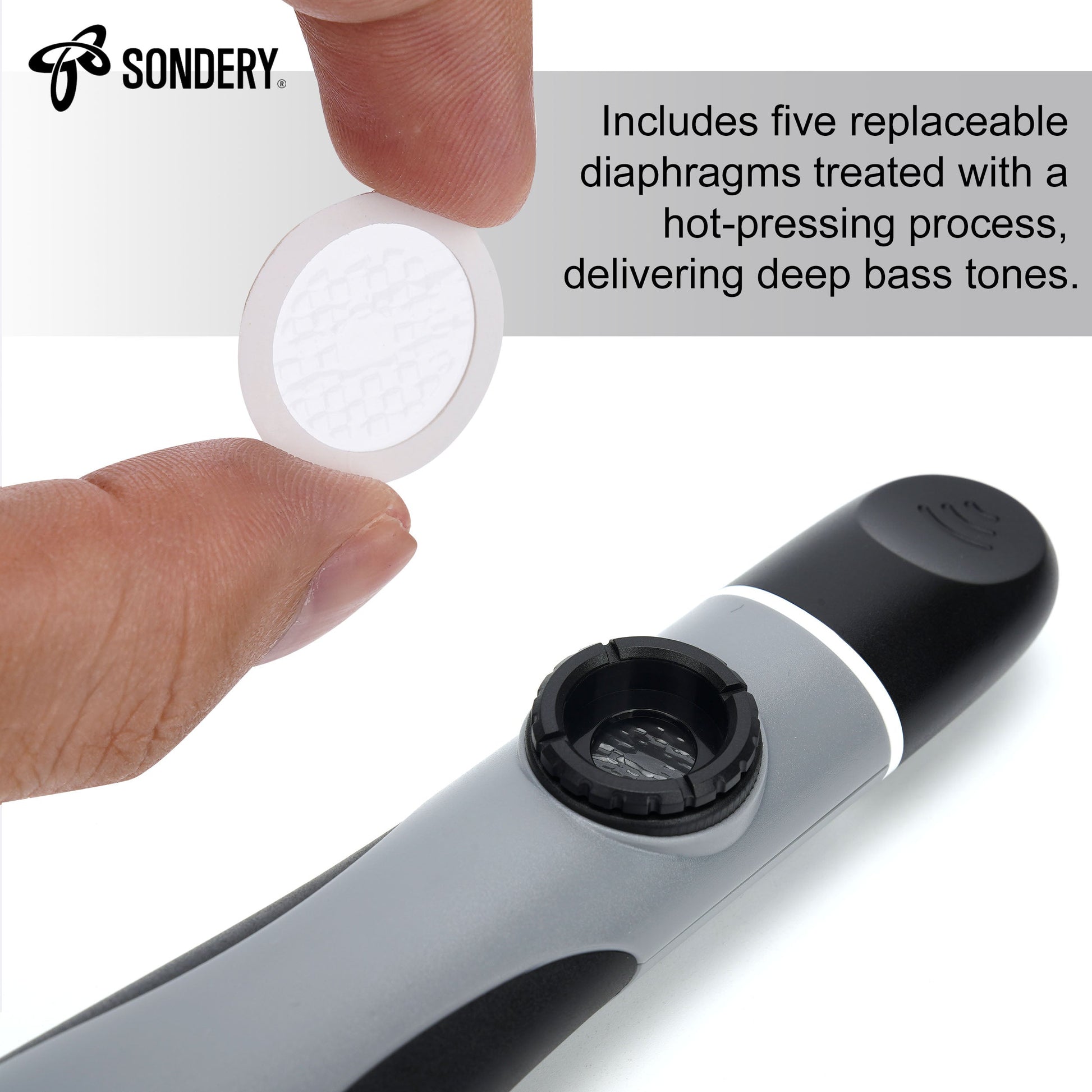 Sondery Professional Kazoo Wind Instrument, Bass Kazoos with 5 Membranes and Lanyard for All Ages Sondery Music