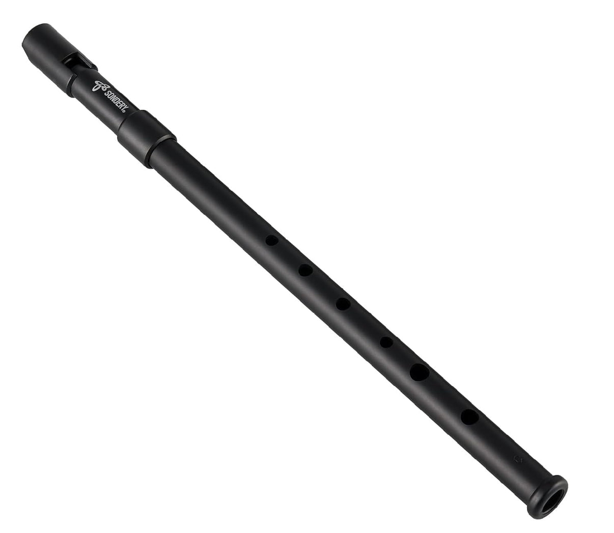 Sondery Irish Tin Whistle Key of D Black ABS Material with a Natural Wood Tone Sondery Music