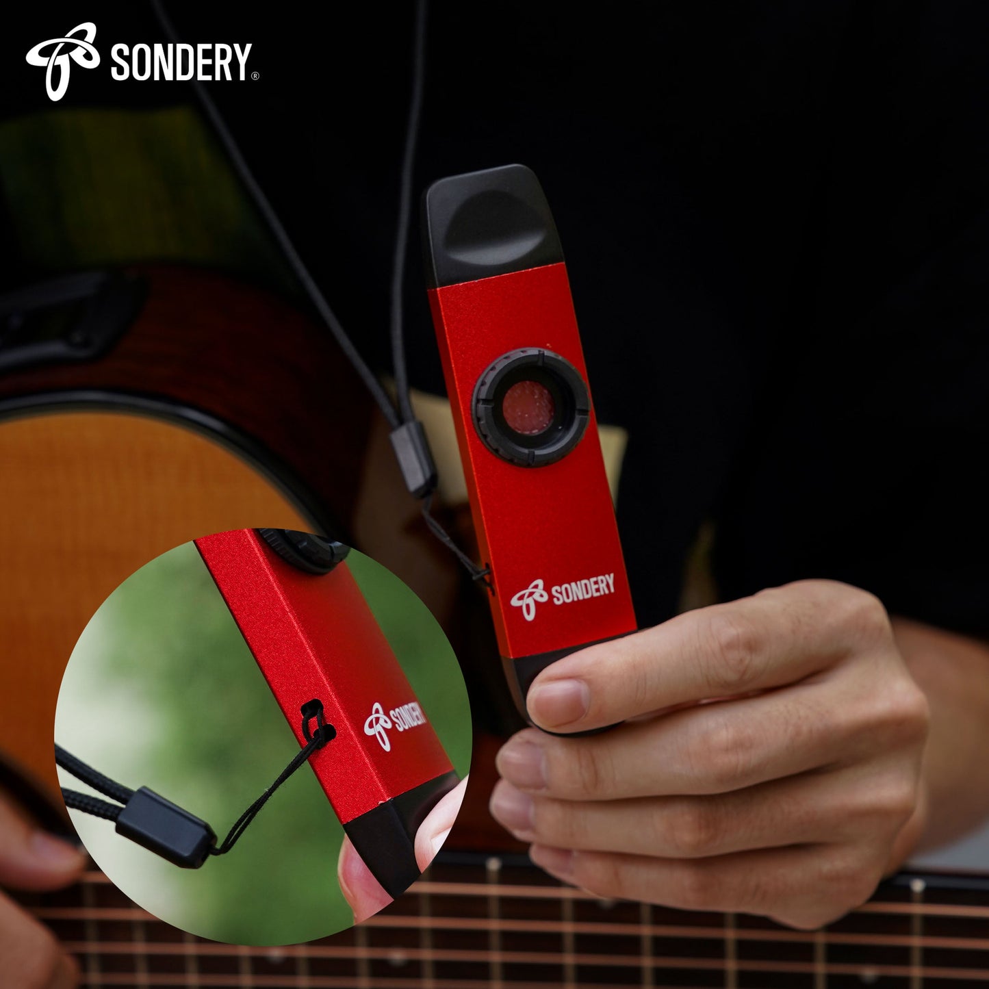 Sondery Professional Metal Kazoo, Dual Head Kazoo Includes Lanyard and 5 Membranes for All Ages and Occasions Sondery Music