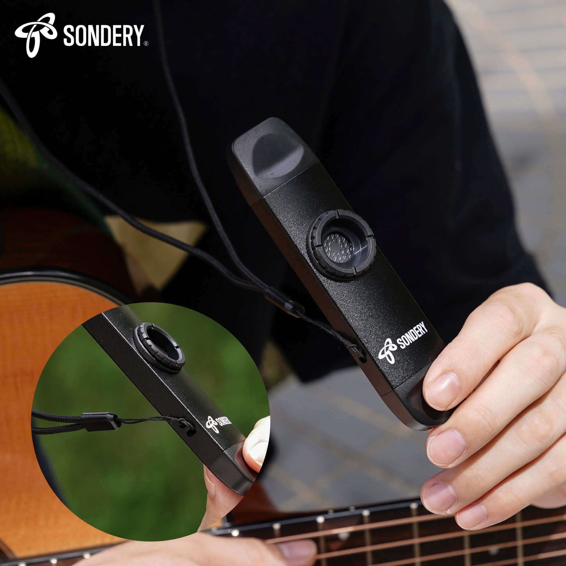 Sondery Professional Metal Kazoo, Dual Head Kazoo Includes Lanyard and 5 Membranes for All Ages and Occasions Sondery Music