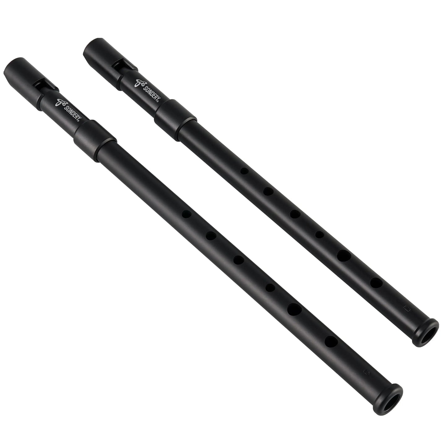 Sondery Irish Tin Whistle Set Key of C and Key of D Made from Hign Quality ABS with Sound of Wood in Nature Penny Whistle Sondery Music