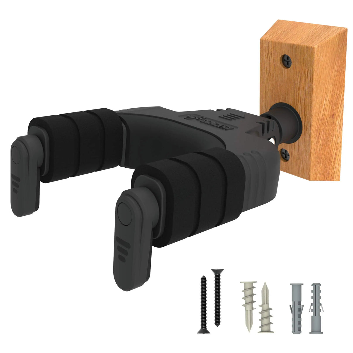 Sondery Guitar Hanger Wall Mount, Auto Lock and Adjustable Hook Holder for Acoustic and Electric Guitar, Ukulele, Bass, Banjo and Mandolin Sondery Music
