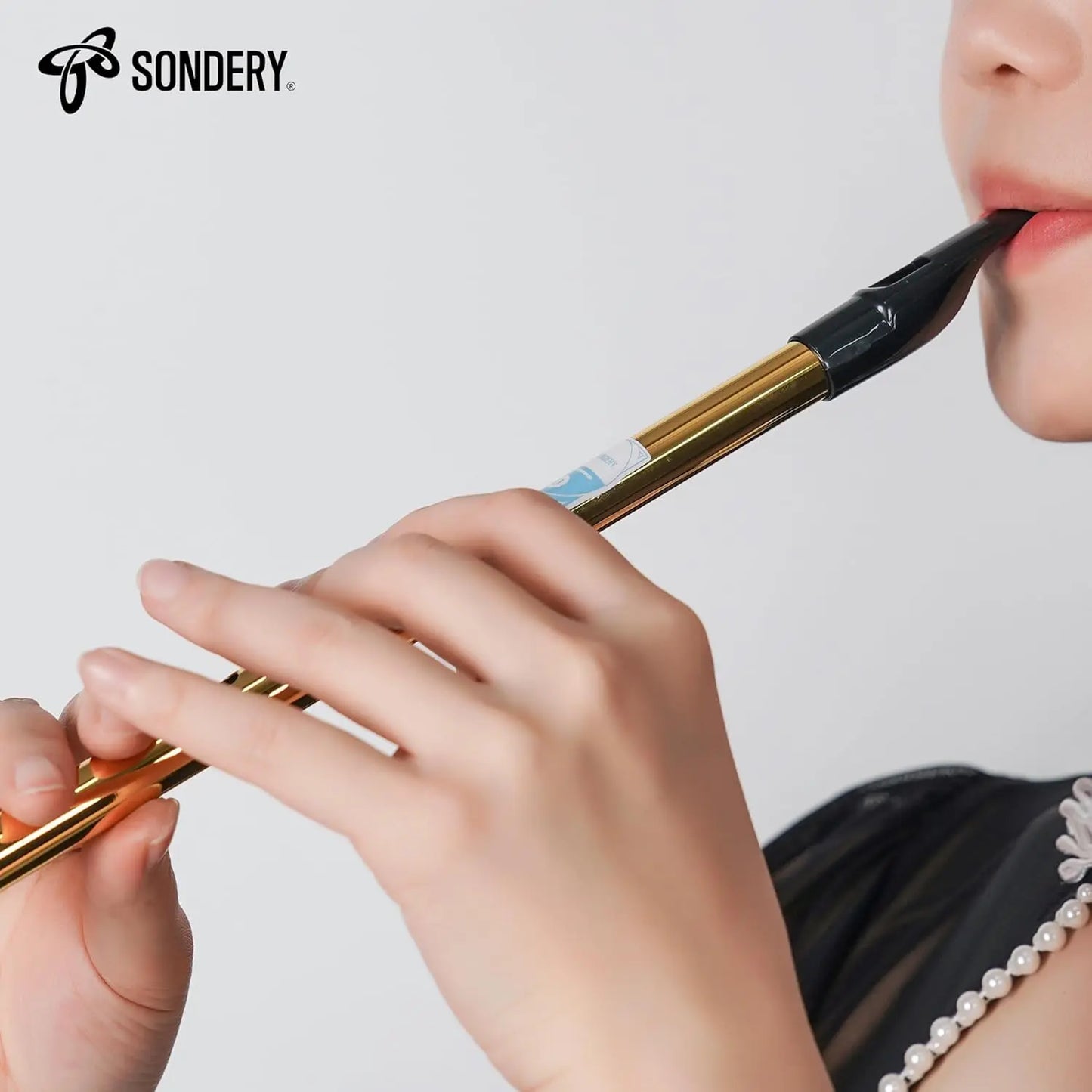 Sondery Irish Tin Whistle Key of D Made from Brass A Bright Brass Wind Type Sound Penny Whistle - Sondery Music