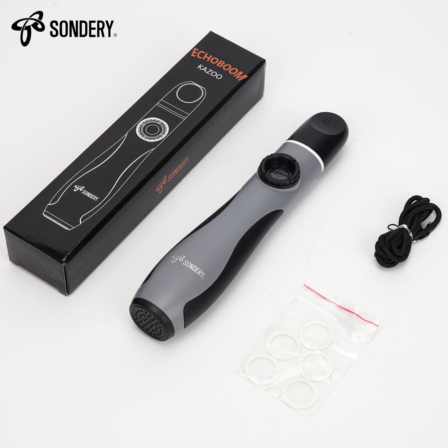 Sondery Professional Kazoo Wind Instrument, Bass Kazoos with 5 Membranes and Lanyard for All Ages Sondery Music