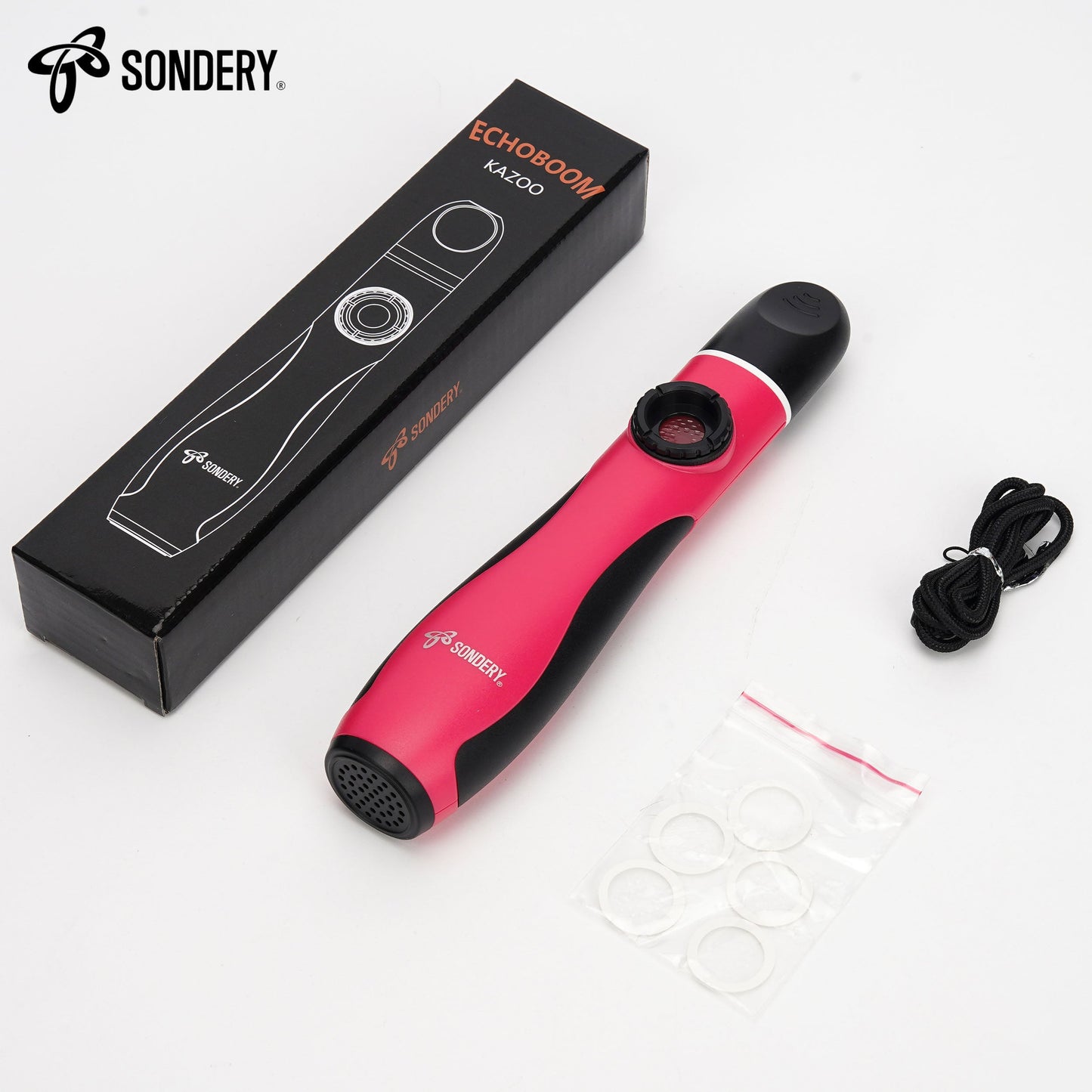 Sondery Professional Kazoo Wind Instrument, Bass Kazoos with 5 Membranes and Lanyard for All Ages Sondery Music