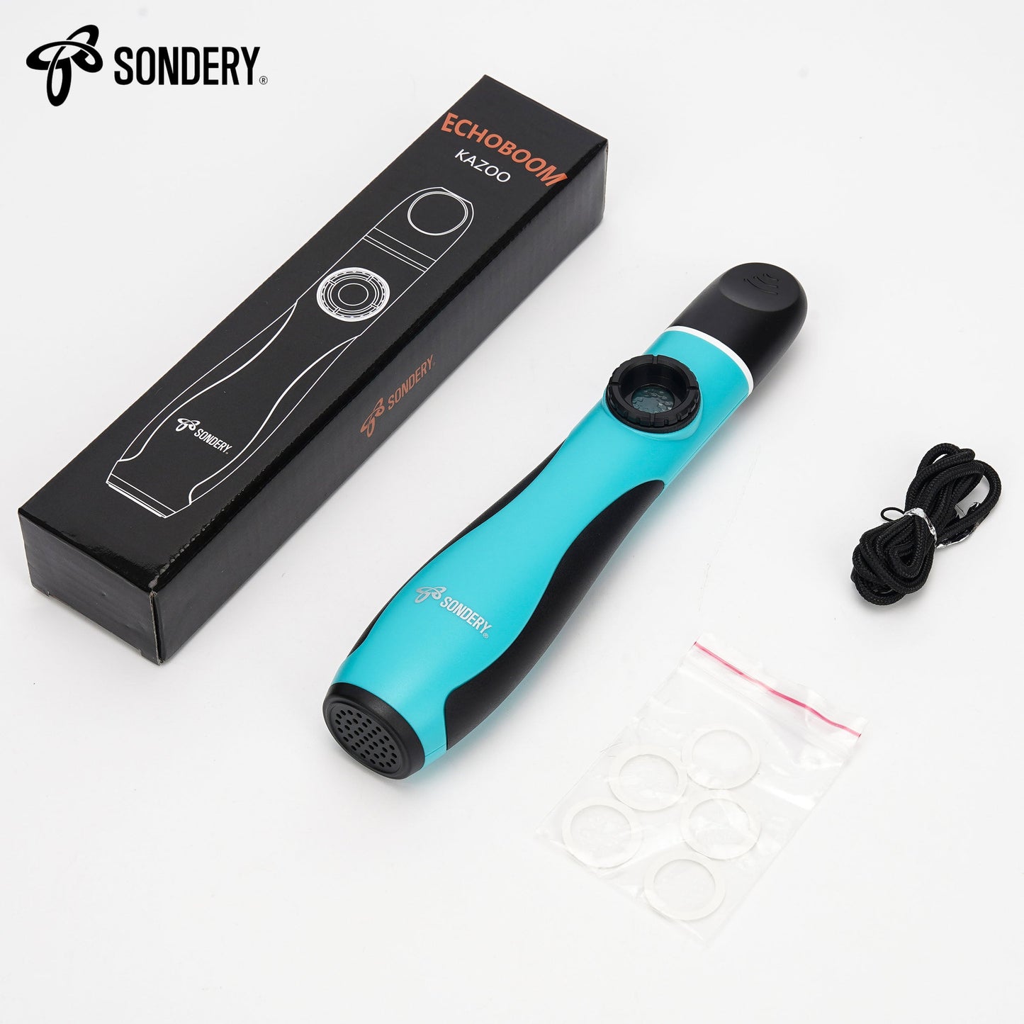 Sondery Professional Kazoo Wind Instrument, Bass Kazoos with 5 Membranes and Lanyard for All Ages Sondery Music