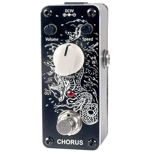 Sondery Chorus Pedal for Guitars, Mini Analogue Chorus Effect Pedal True Bypass, Art Series Sondery Music