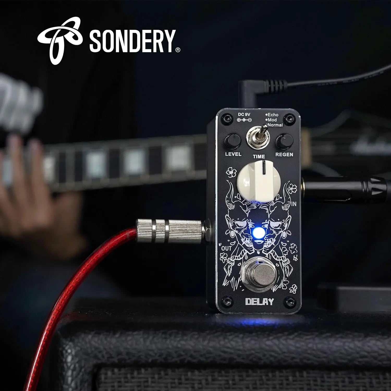 battery powered delay pedal Sondery Digital Delay Pedal Echo Modulation Normal mini – Sondery Music