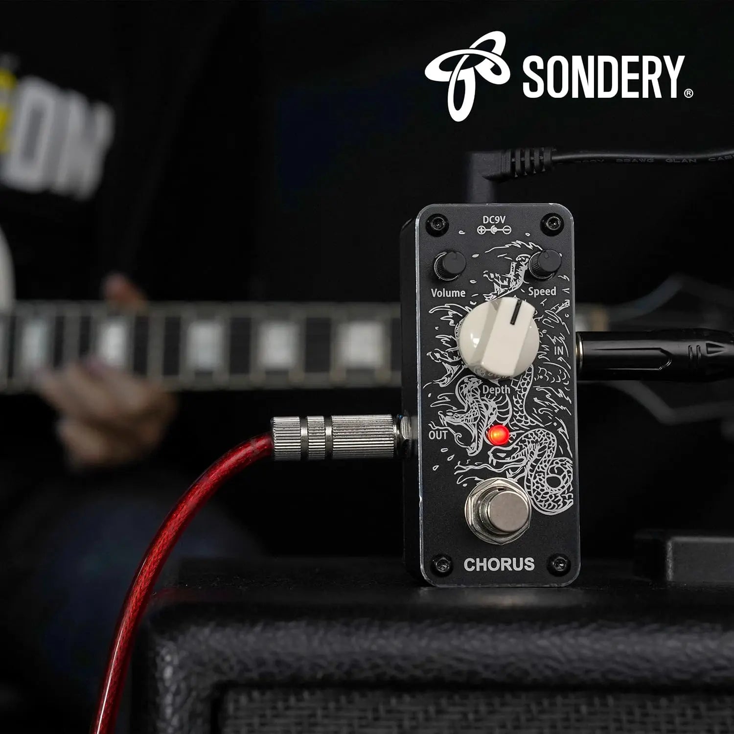 chorus effect pedal Sondery Mini Analogue Chorus Effect Pedal True Bypass, Art Series – Sondery Music