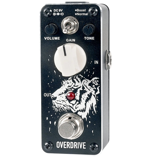 Sondery Overdrive Pedal for Electric Guitars with 2 Modes of Boost and Normal, An Overdrive Sound of Tube Valve Combo Amplifier, True Bypass Mini Size Art Design Series Sondery Music