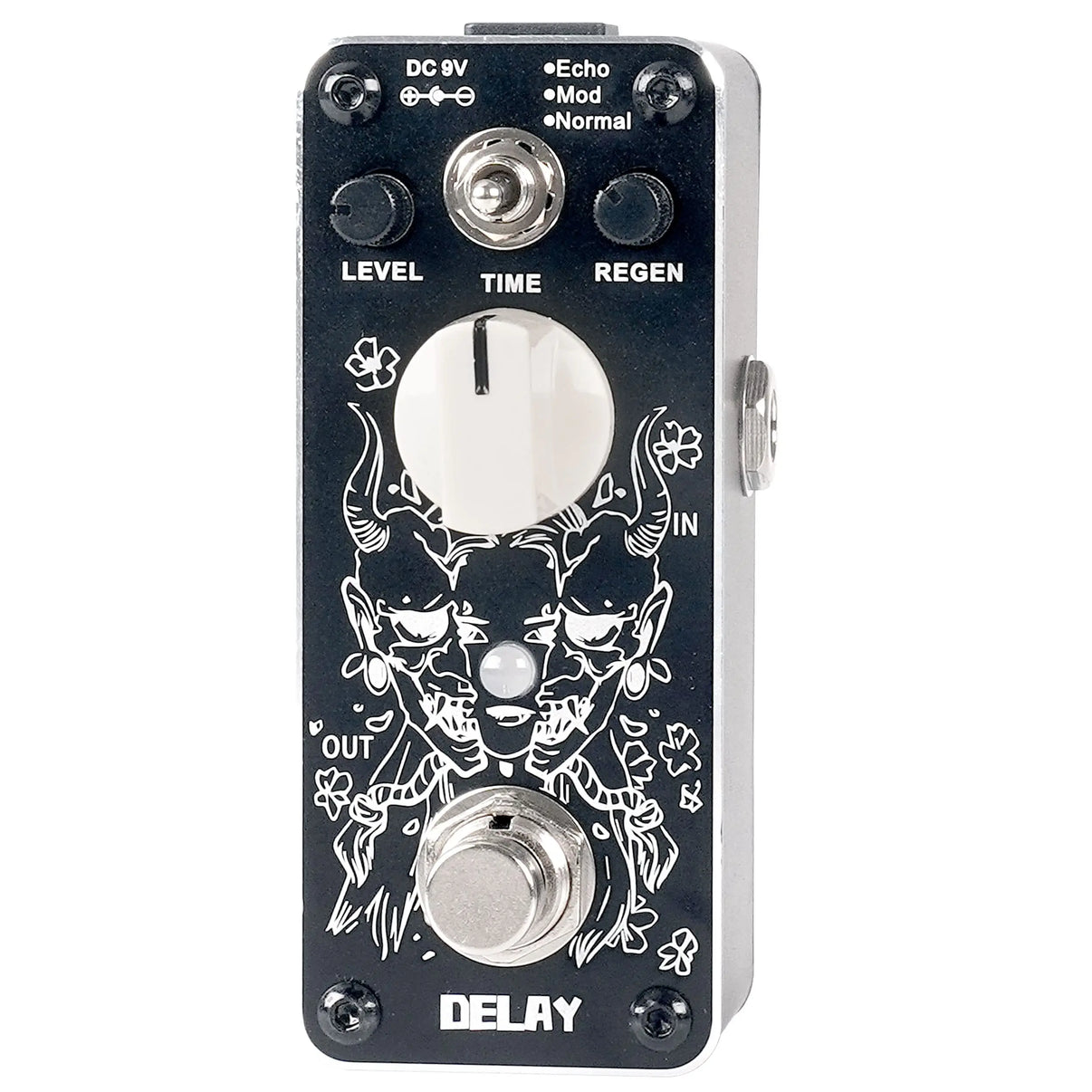 Sondery Digital Delay Pedal with 3 Effects - Echo Modulation and Normal, Mini Effect Pedal for Electric Guitars True Bypass, Art Design Series Sondery Music