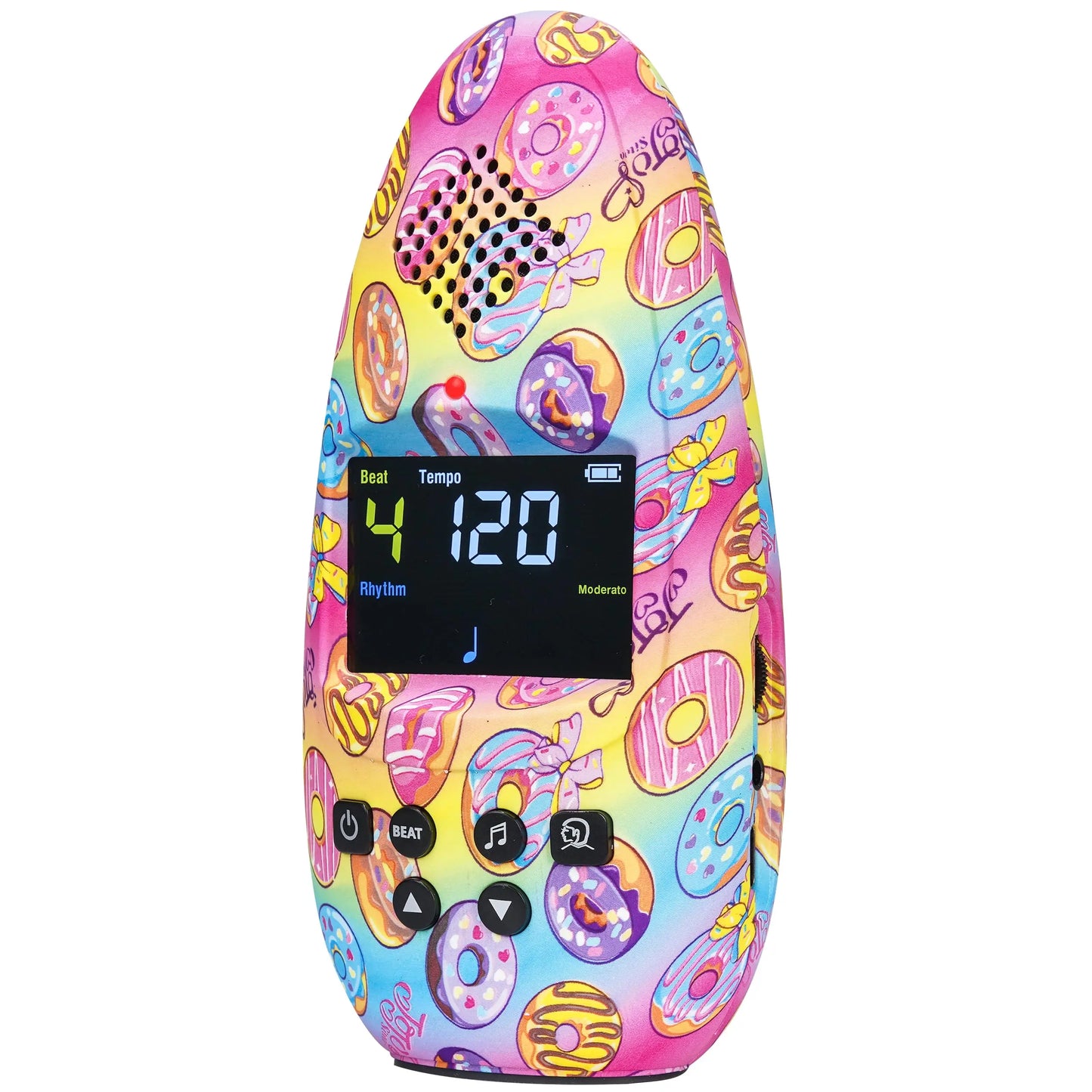 Sondery Metronome Digital Rechargeable Vocal Big Sound with Color Screen USB Headphone Jack, Colorful Pattern Designs Art Series Bulletome for Guitar Drum Piano and All Instruments Play Coach Sondery Music