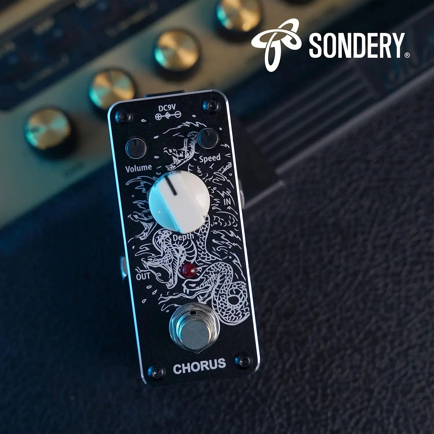 chorus effect pedal Sondery Mini Analogue Chorus Effect Pedal True Bypass, Art Series – Sondery Music