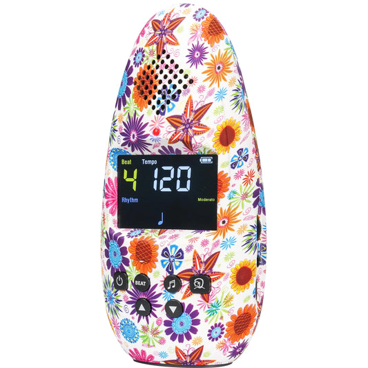 Sondery Metronome Digital Rechargeable Vocal Big Sound with Color Screen USB Headphone Jack, Colorful Pattern Designs Art Series Bulletome for Guitar Drum Piano and All Instruments Play Coach Sondery Music