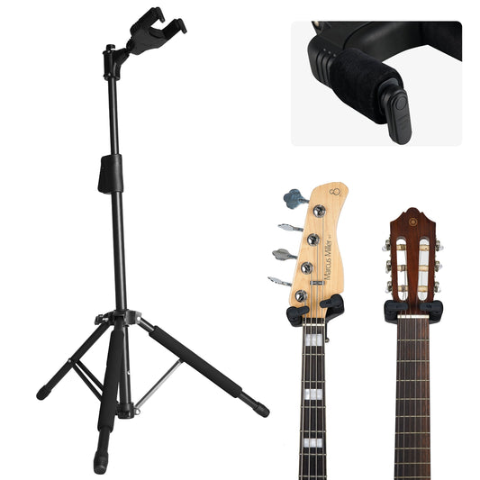 Sondery Guitar Stand for Any Guitar, Bass with Any finish, Foldable Adjustable Auto-locking Tripod Floor Stand Sondery Music