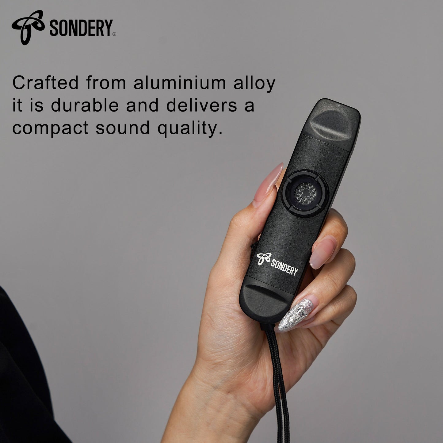 Sondery Professional Metal Kazoo, Dual Head Kazoo Includes Lanyard and 5 Membranes for All Ages and Occasions Sondery Music
