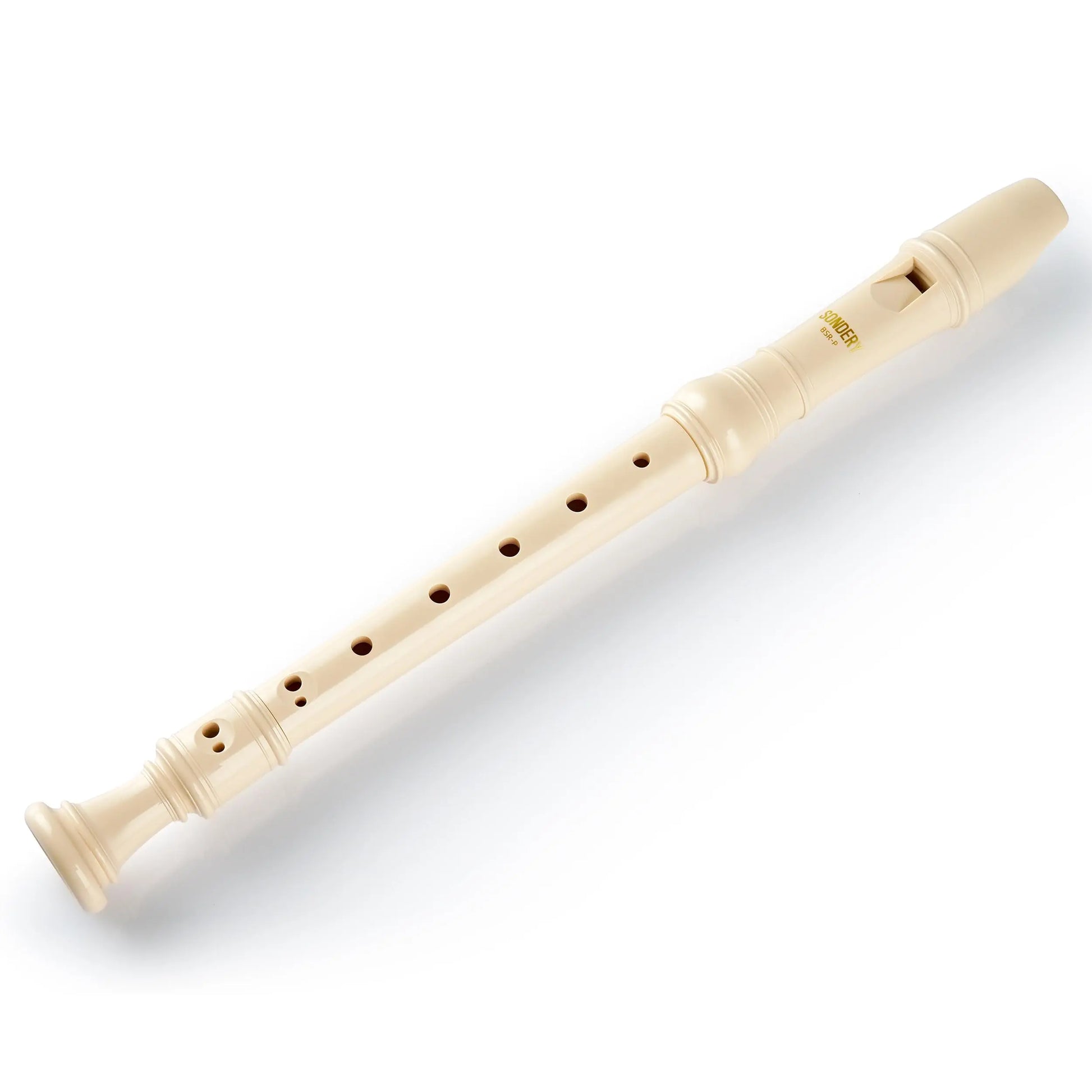 Sondery Baroque Soprano Recorder Professional Instrument for Advanced Players Rich Full Tone Premium ABS Material Includes Fingering Chart Protective Pouch - Sondery Music